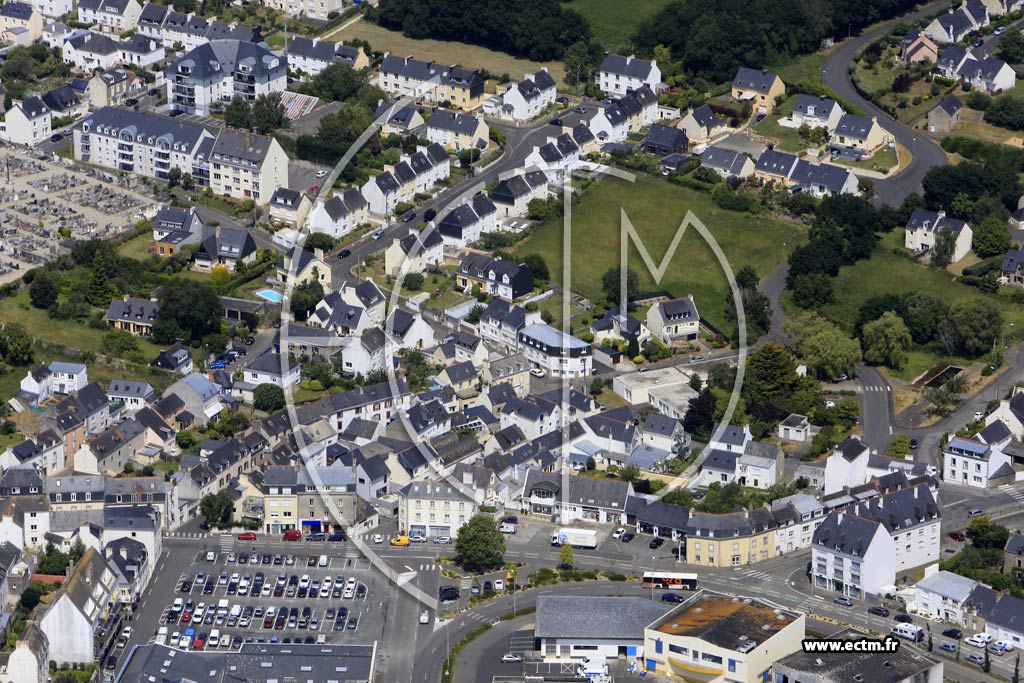 Photo arienne de Concarneau (la Glacire)