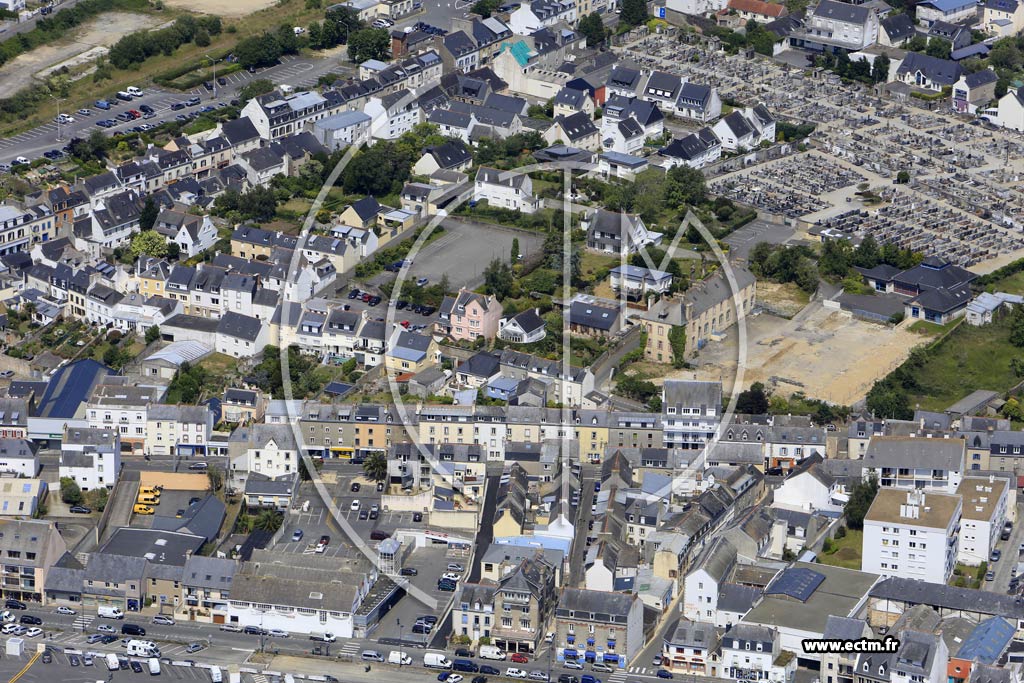 Photo arienne de Concarneau (la Glacire)