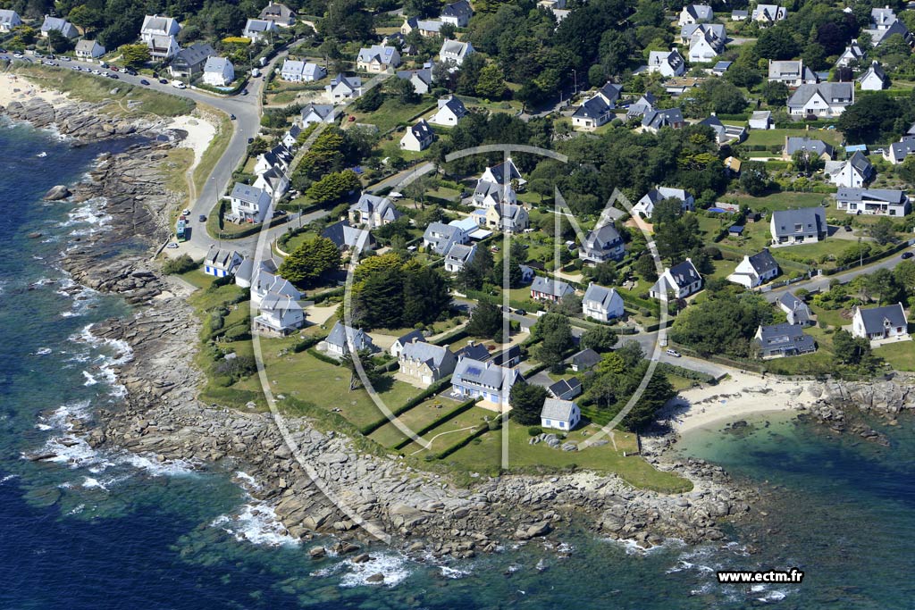 Photo arienne de Concarneau (le Cabellou)