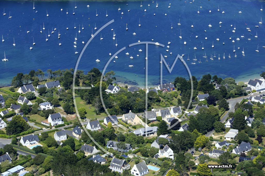 Photo arienne de Concarneau (le Cabellou)