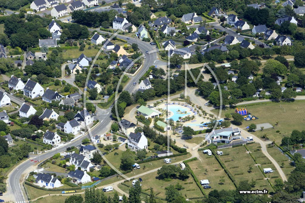Photo arienne de Concarneau (le Cabellou)