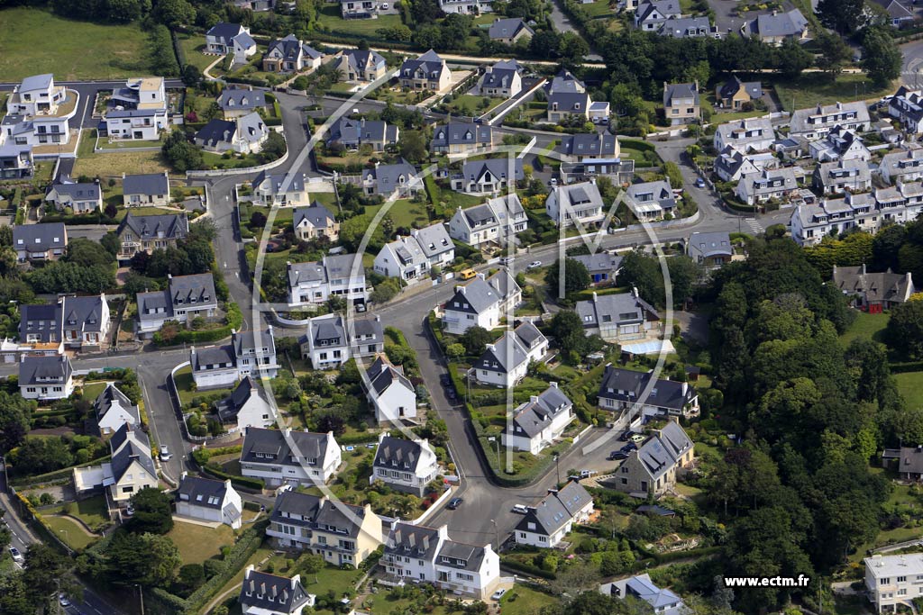 Photo arienne de Concarneau (le Dorlet)