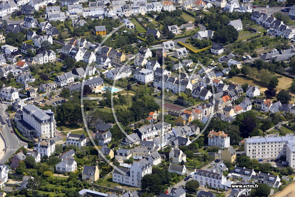 Photo arienne de Concarneau (le Pavillon)
