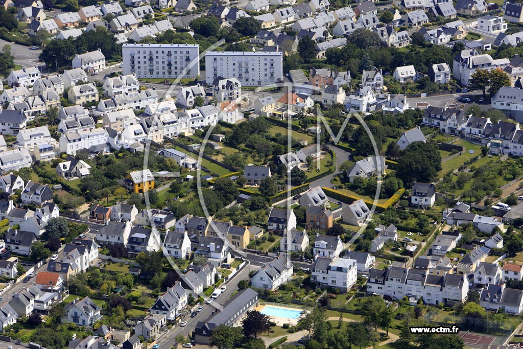 Photo arienne de Concarneau (le Pavillon)