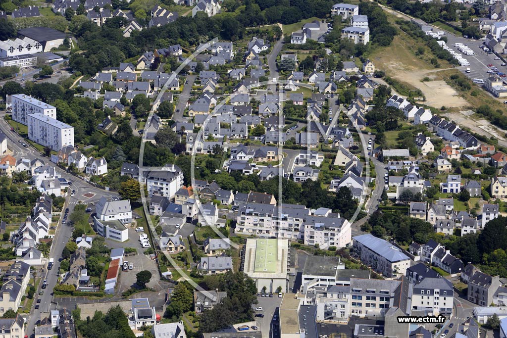 Photo arienne de Concarneau (le Pavillon)