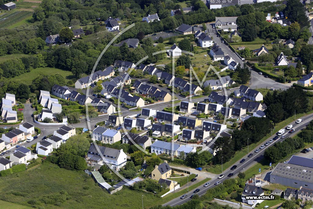 Photo arienne de Concarneau (le Poteau Vert)