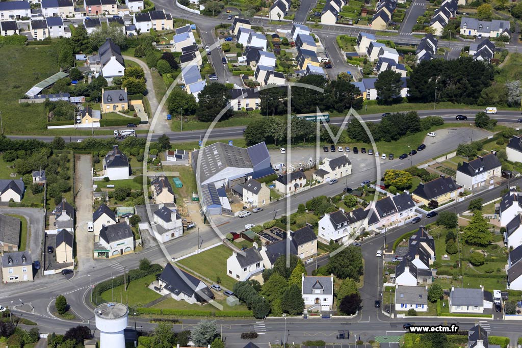 Photo arienne de Concarneau (le Poteau Vert)