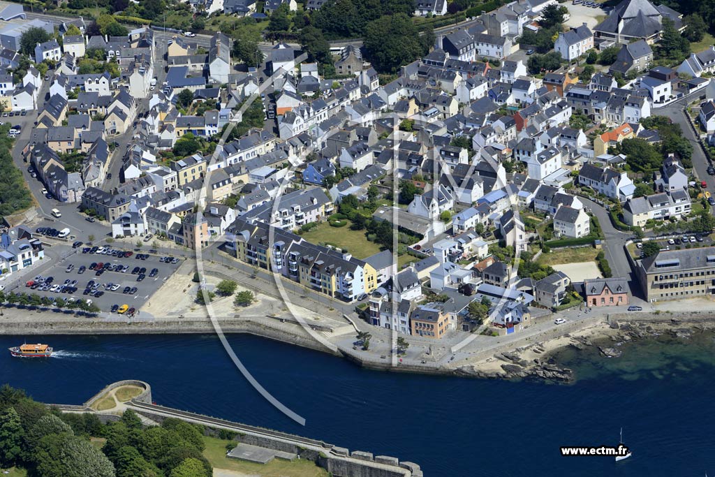 Photo arienne de Concarneau (Port)