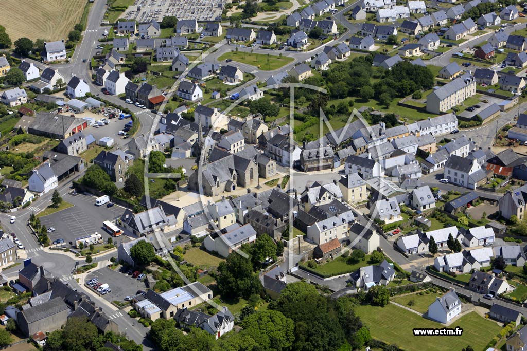 Photo arienne de Melgven