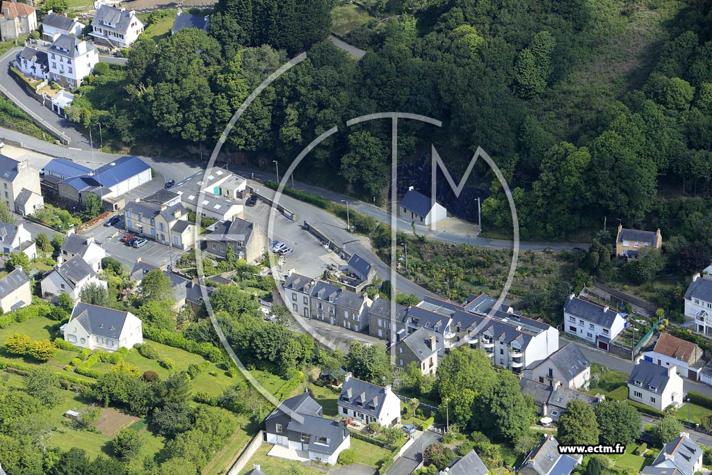 Photo arienne de Pont-Aven
