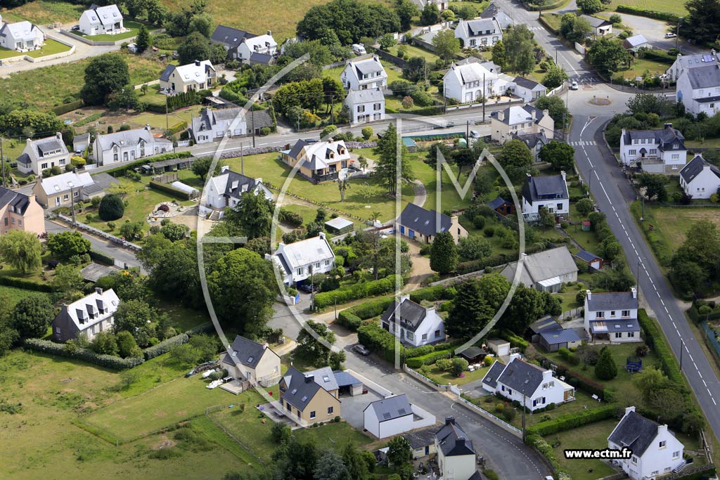 Photo arienne de Pont-Aven (Croaz-Hent Kergoz)