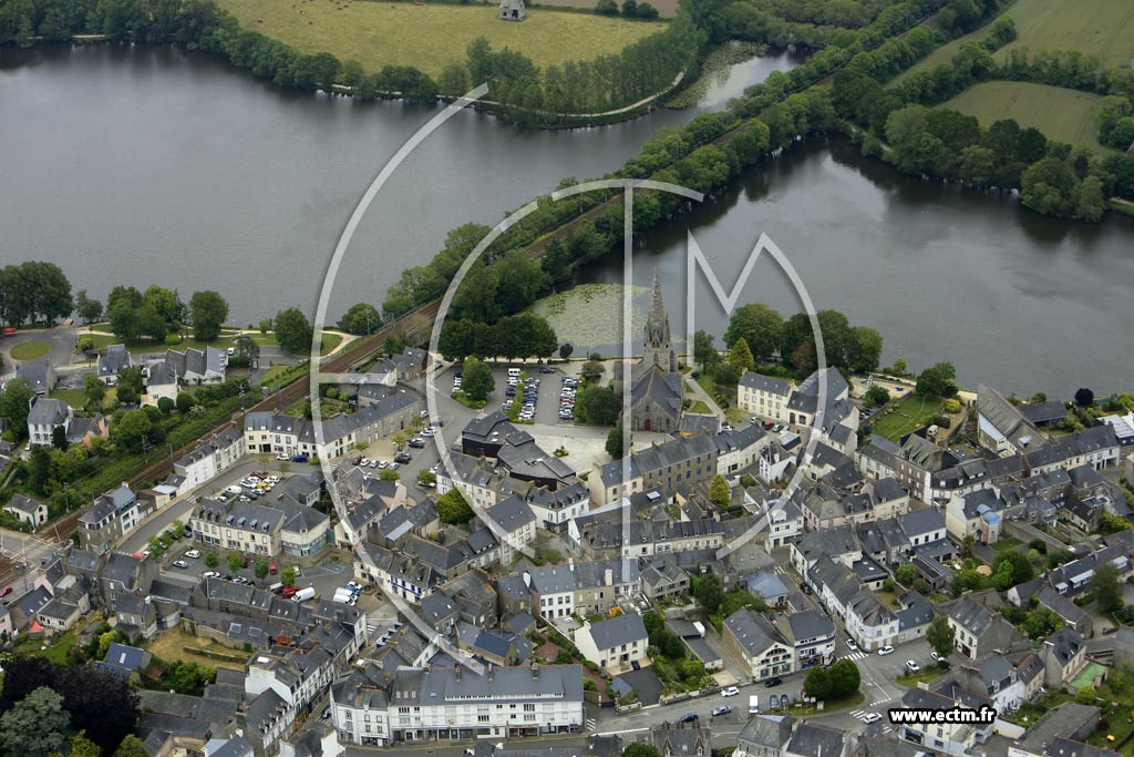 Photo arienne de Rosporden (Quartier de la Rsistance)
