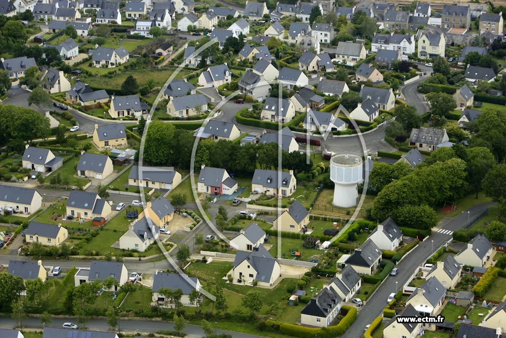Photo arienne de Rosporden (Quartier de la Rsistance)