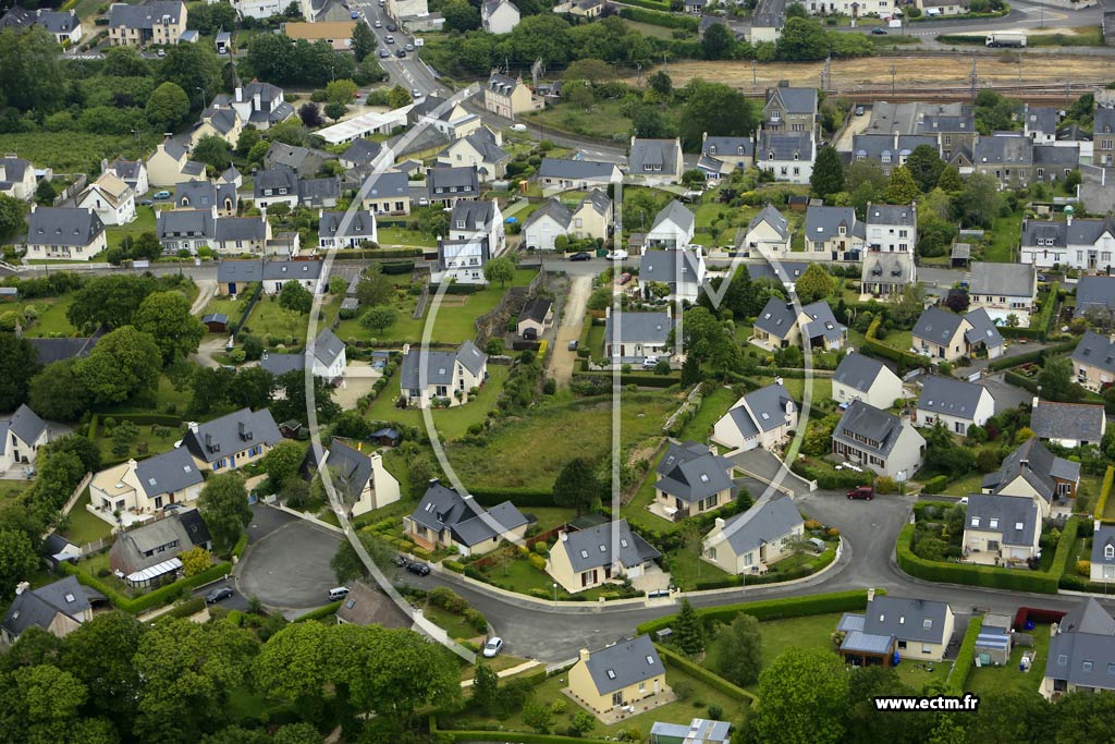 Photo arienne de Rosporden (Quartier de la Rsistance)