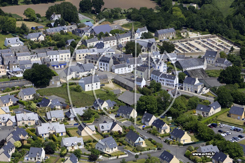 Photo arienne de Saint-Yvi