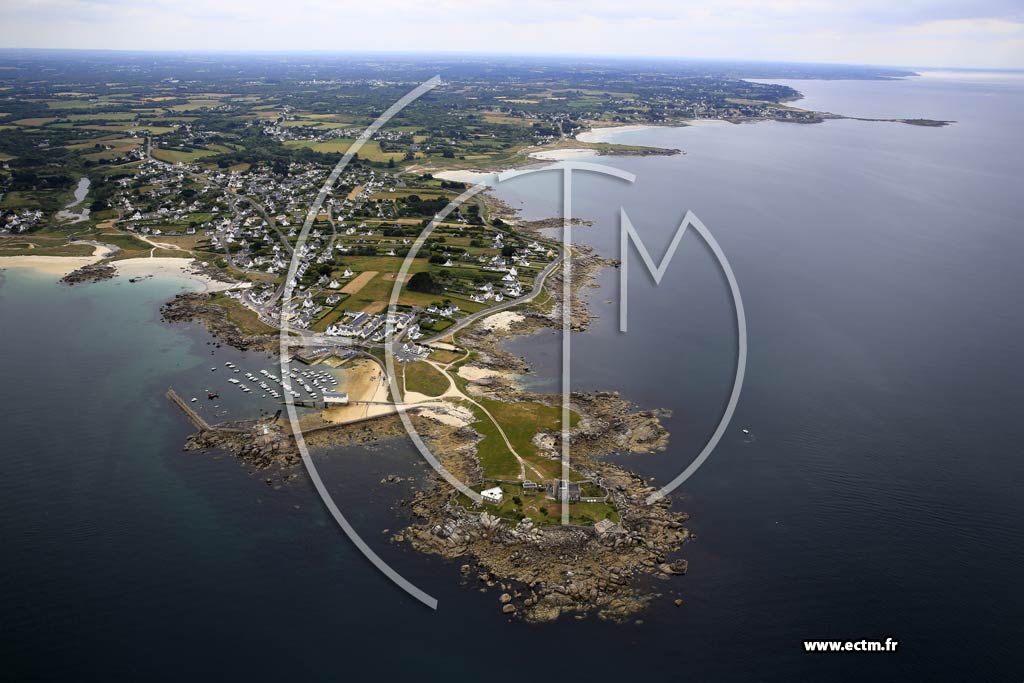 Photo arienne de Trgunc (Pointe de Trvignon)