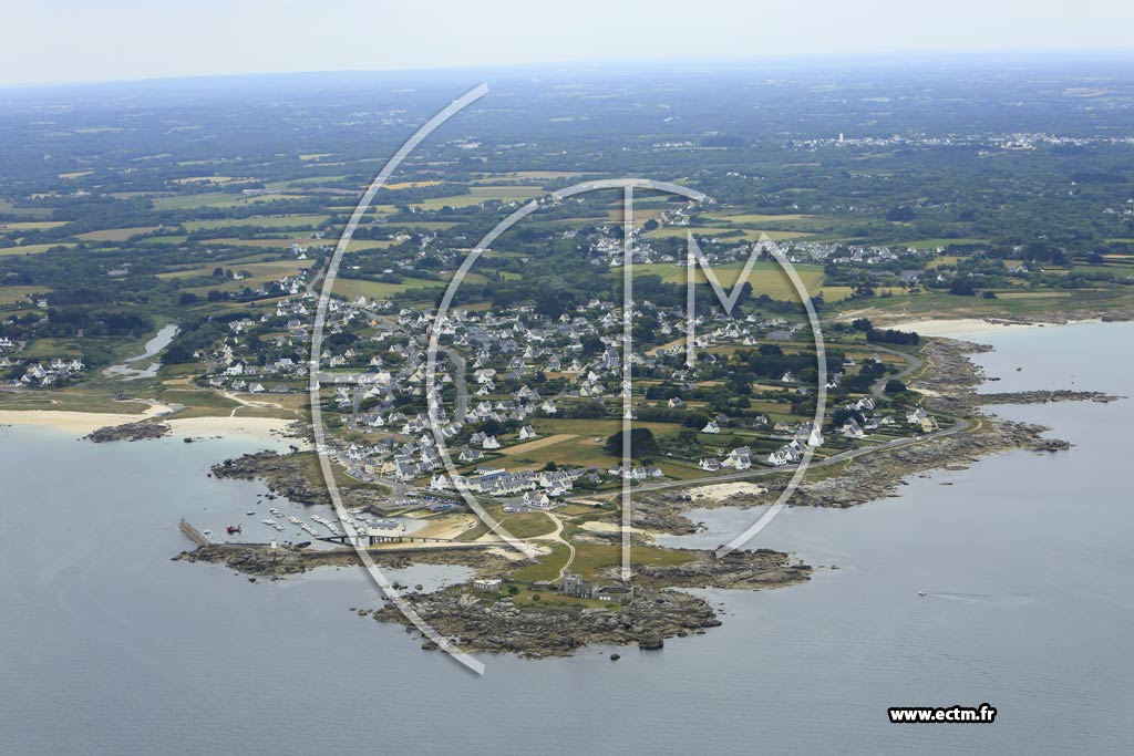 Photo arienne de Trgunc (Pointe de Trvignon)