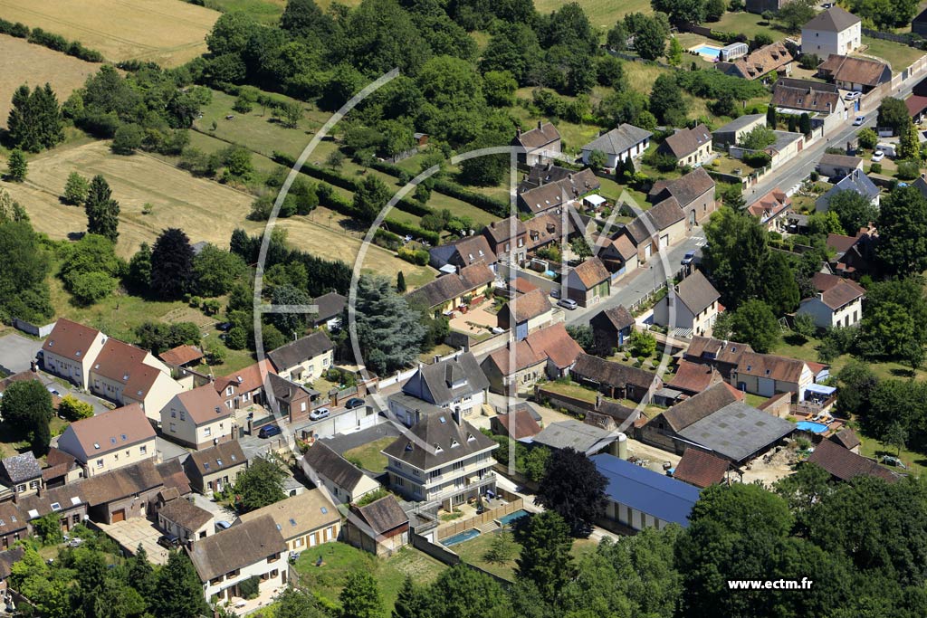 Photo arienne de Allonne (Bougenoult)