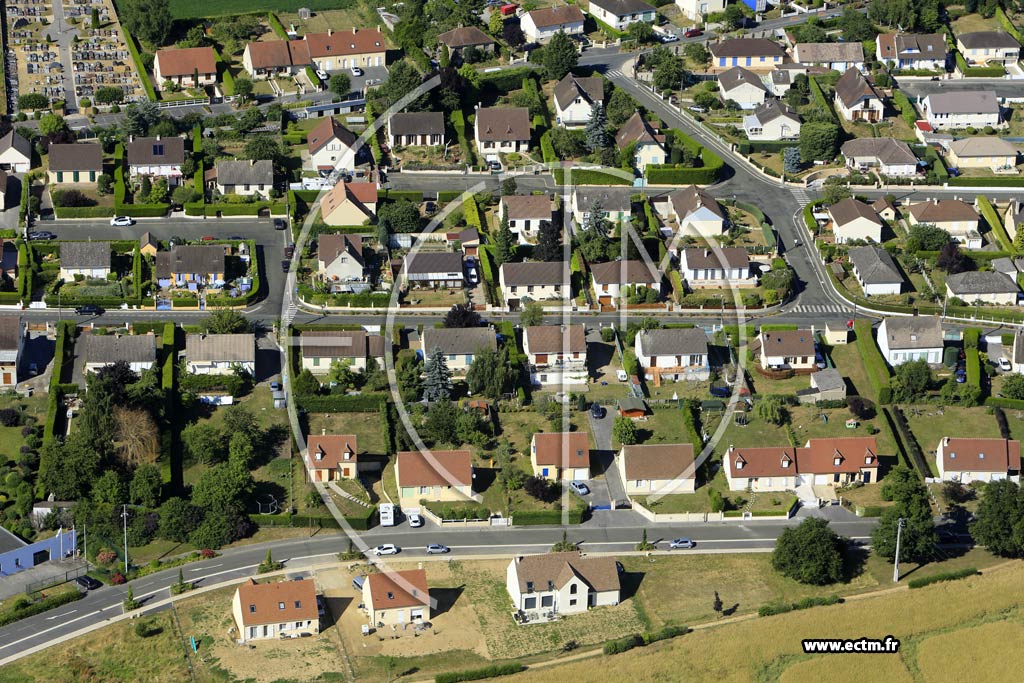 Photo arienne de Bailleul-sur-Thrain (la Briqueterie)