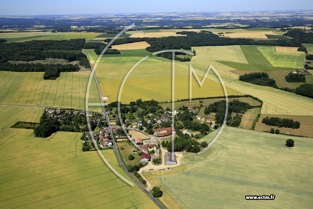 Photo arienne de Beaumont-les-Nonains (Jouy la Grange)