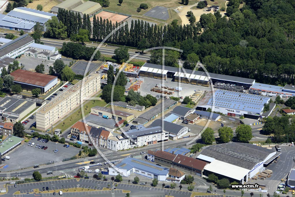 Photo arienne de Beauvais