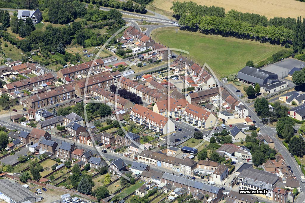 Photo arienne de Beauvais (Saint-Quentin)
