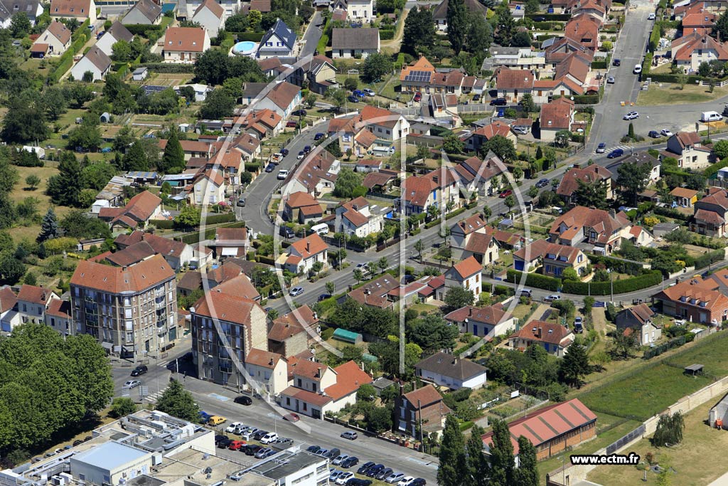 Photo arienne de Beauvais (Voisinlieu)