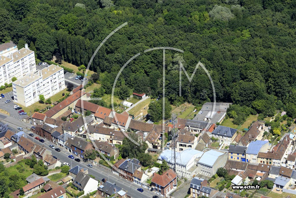 Photo arienne de Beauvais (Voisinlieu)