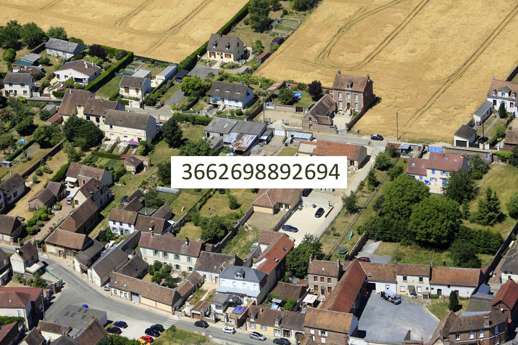 Photo arienne de Goincourt (le Champs Bertaux)