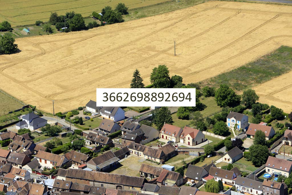 Photo arienne de Goincourt (le Champs Bertaux)