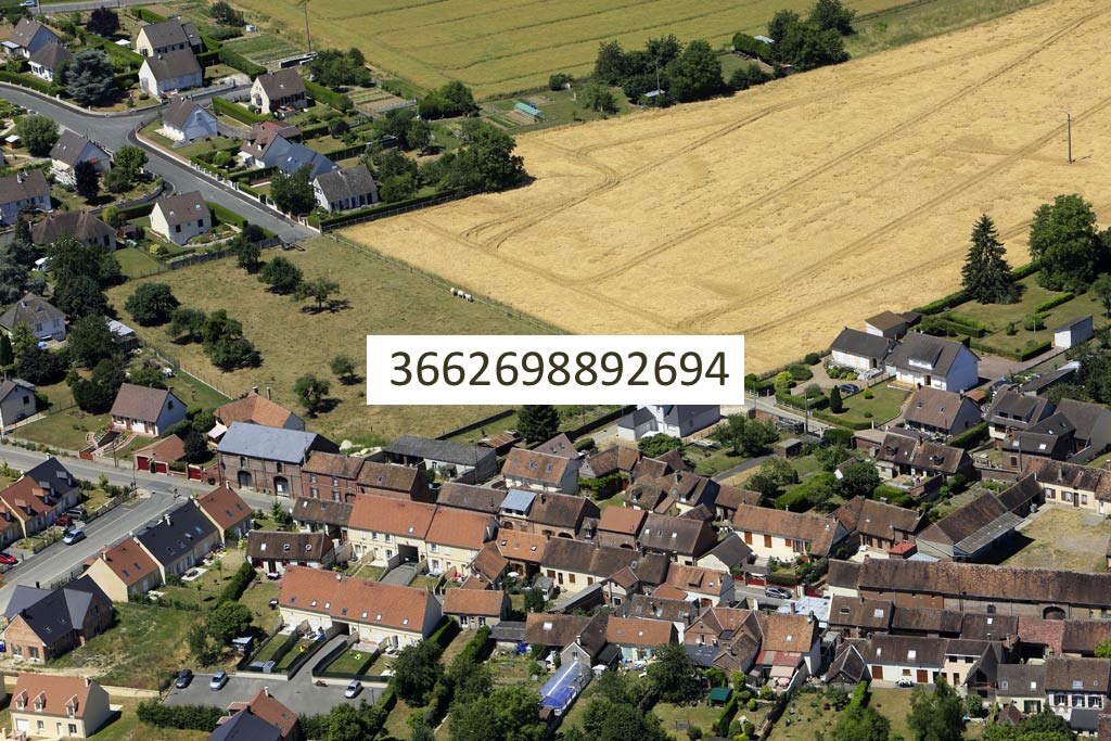 Photo arienne de Goincourt (le Champs Bertaux)