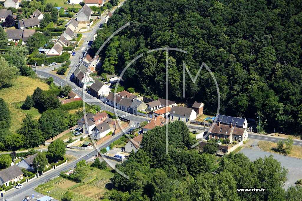 Photo arienne de Noailles (Longvillers)