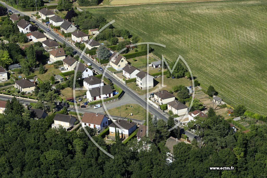 Photo arienne de Ponchon (Larris de Ponchon)