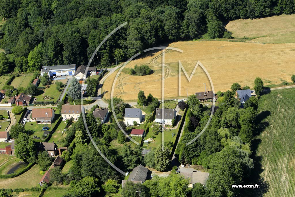 Photo arienne de Saint-Lger-en-Bray