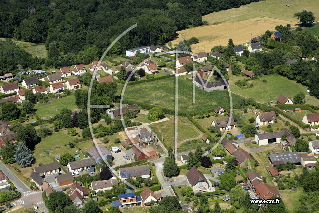 Photo arienne de Saint-Lger-en-Bray