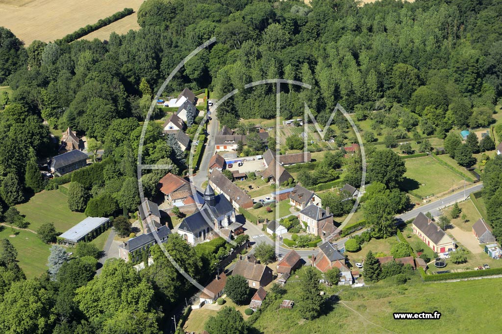 Photo arienne de Saint-Lger-en-Bray