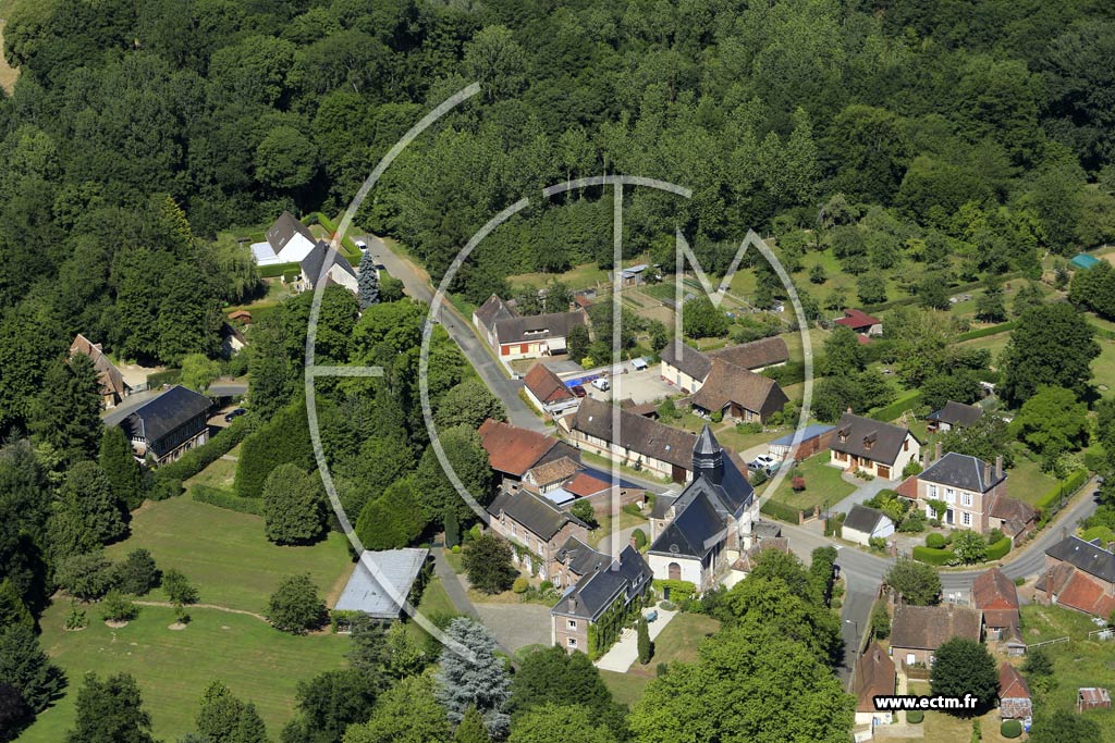 Photo arienne de Saint-Lger-en-Bray
