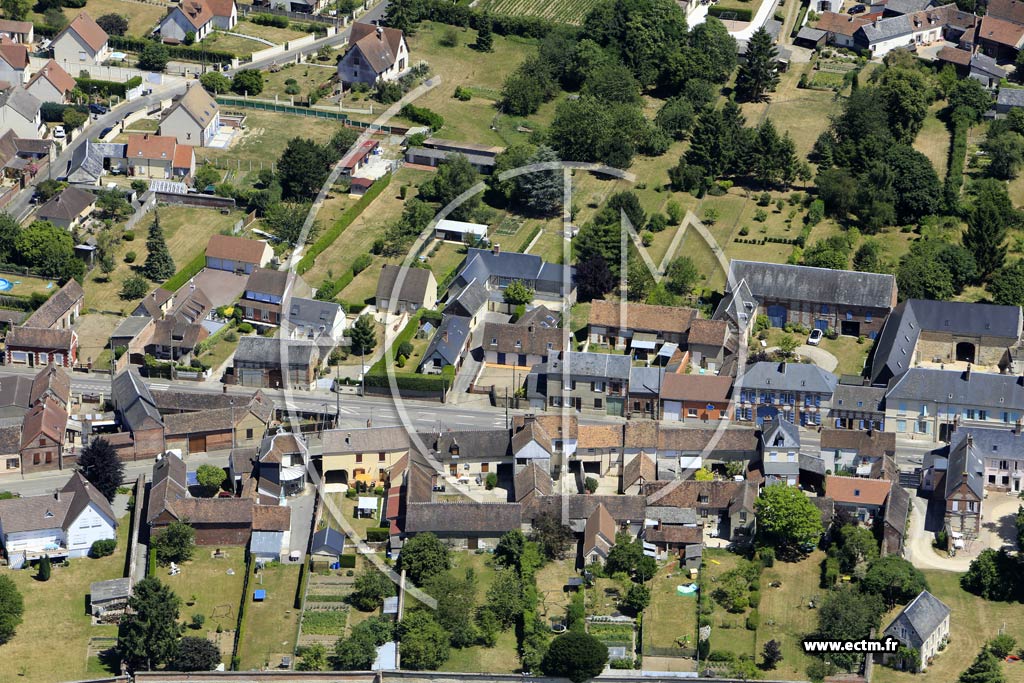 Photo arienne de Troissereux