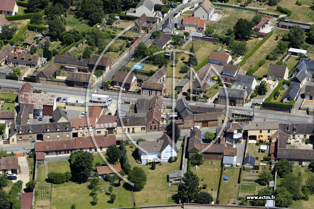 Photo arienne de Troissereux