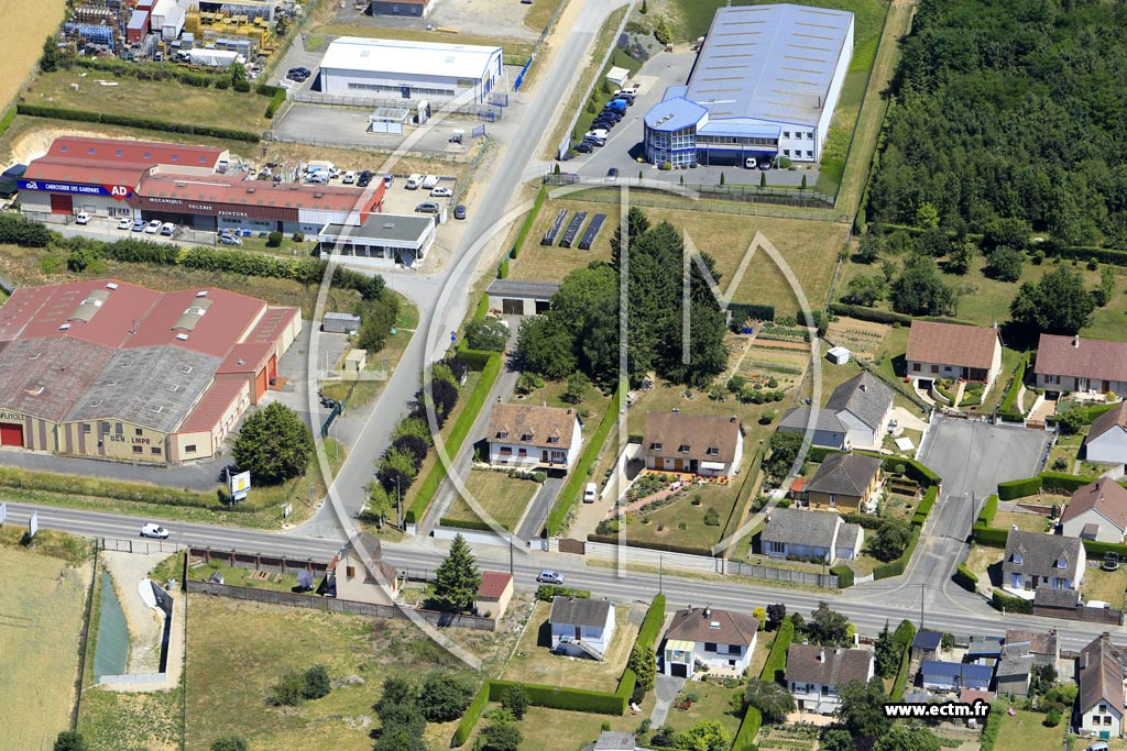 Photo arienne de Troissereux