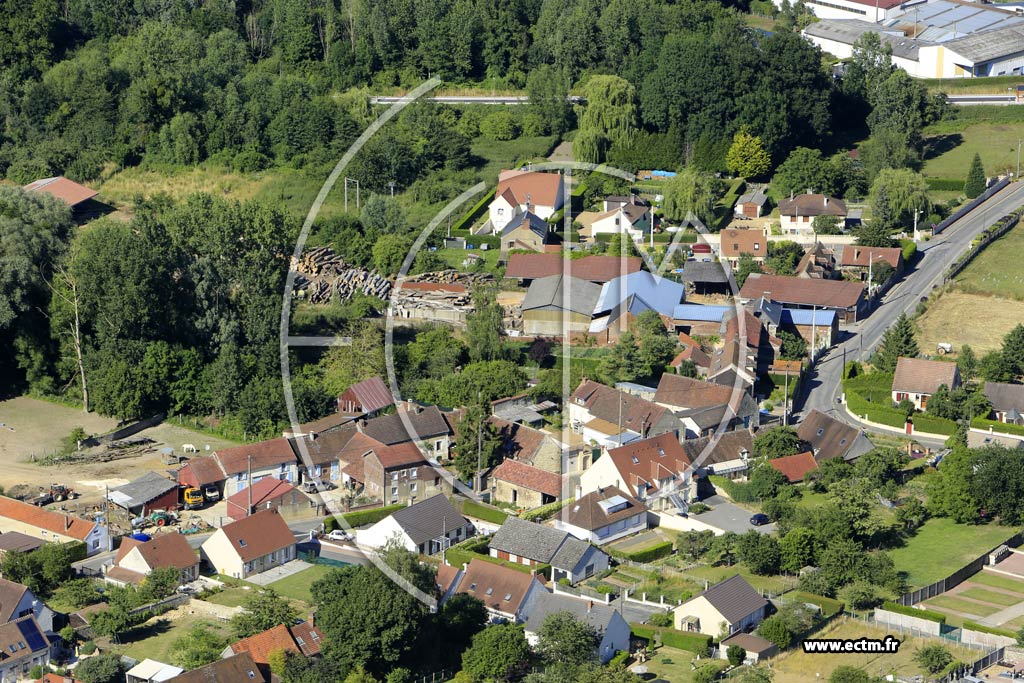 Photo arienne de Villers-Saint-Spulcre