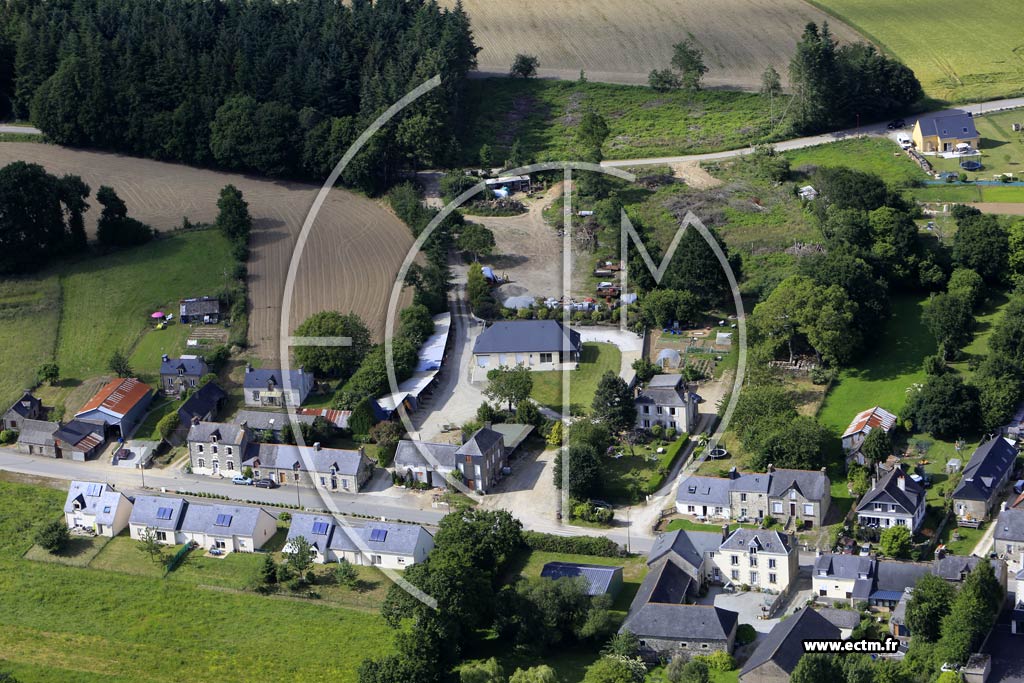 Photo arienne de Gueltas