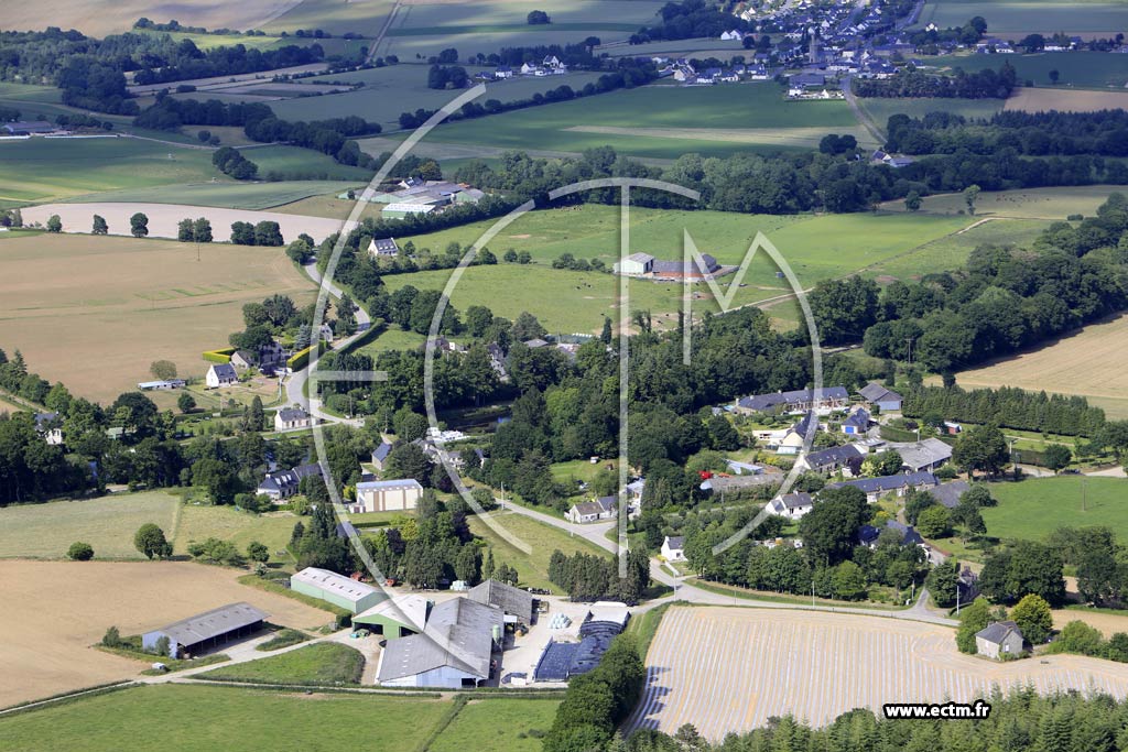 Photo arienne de Gueltas (Keriff)