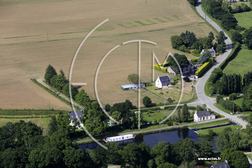 Photo arienne de Gueltas (Keriff)