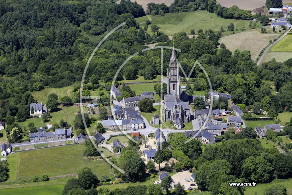 Photo arienne de Guern (Quelven)