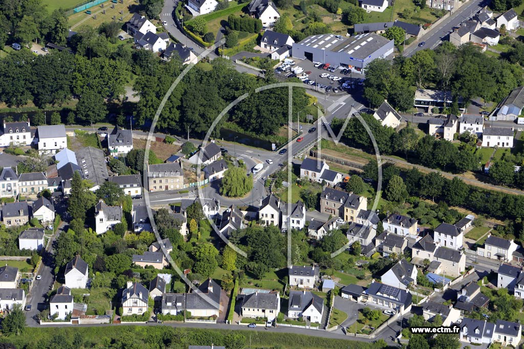 Photo arienne de Pontivy