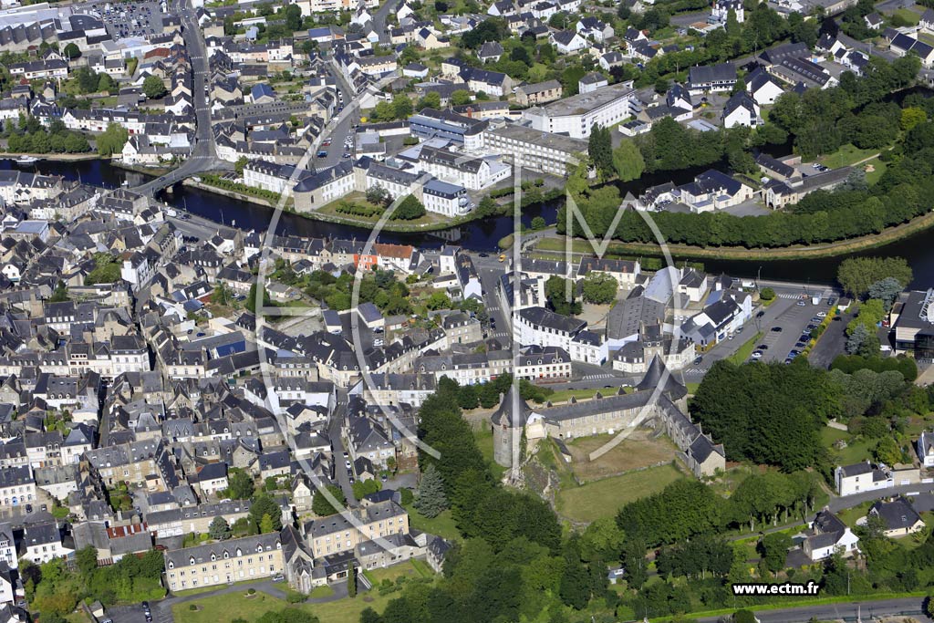 Photo arienne de Pontivy