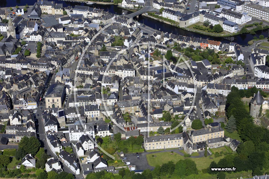 Photo arienne de Pontivy