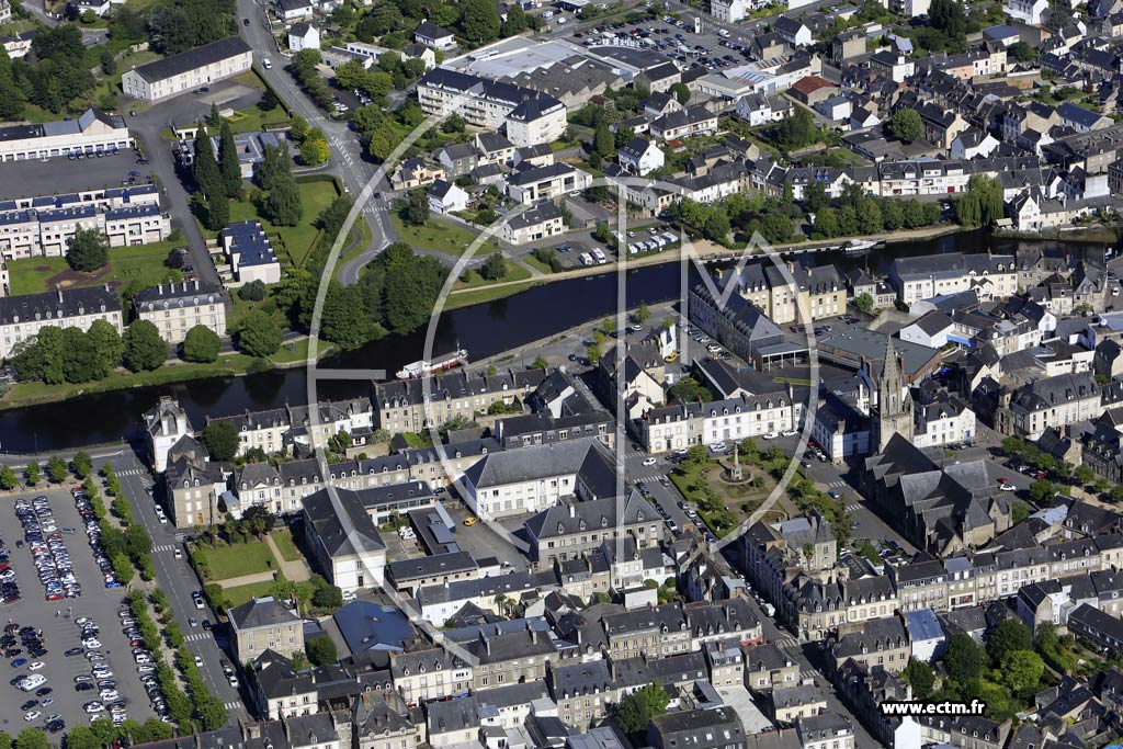 Photo arienne de Pontivy