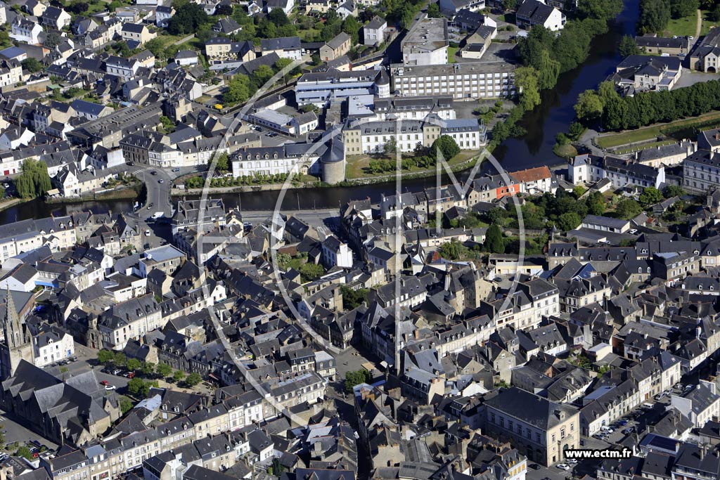 Photo arienne de Pontivy